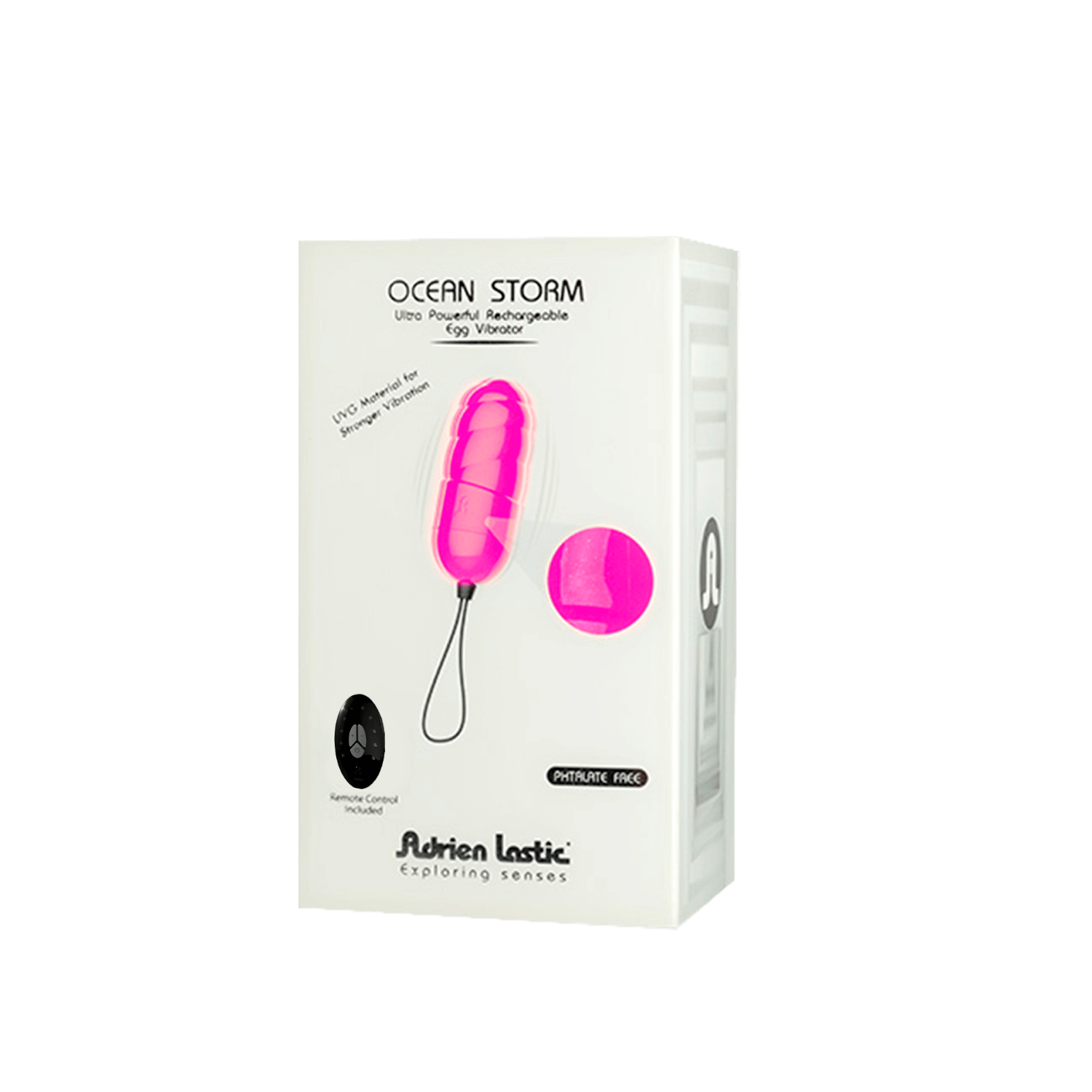 Ovetto vaginale vibrante Ocean Storm + LRS pink