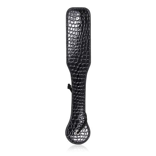 Crocodile spank paddle black spanker bondage whip sexy black spanker