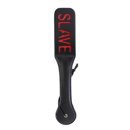Double paddle double spank paddle slave black spanker fetish bondage whip riding crop