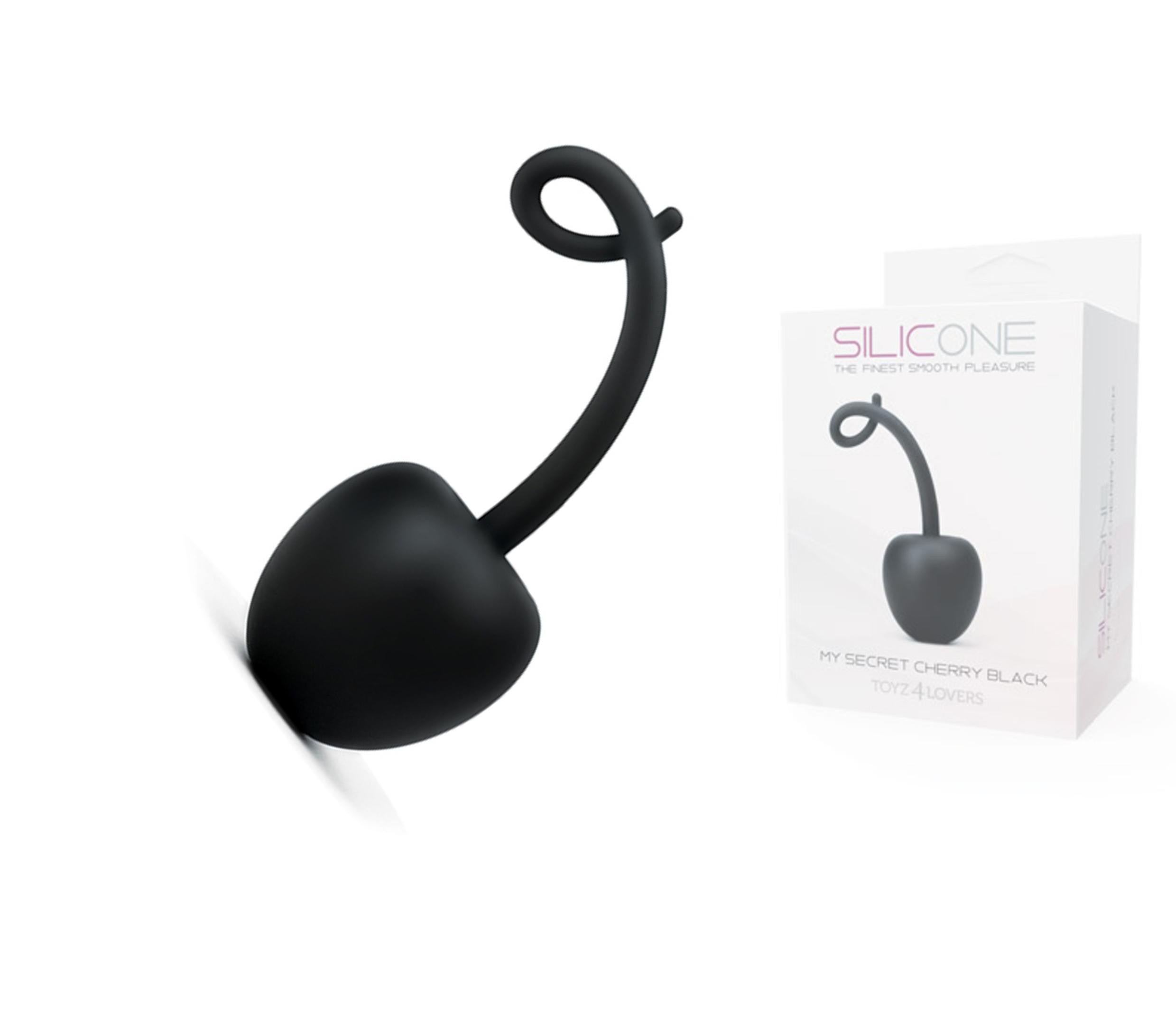 Cherry Secret Black Silicone Vaginal Ball