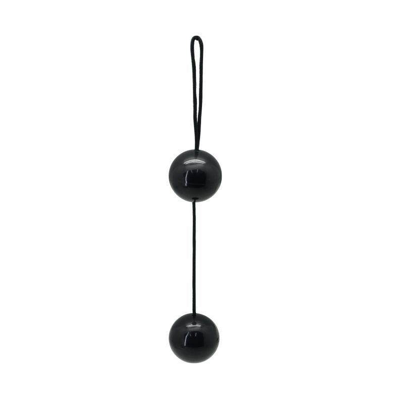 Double black vaginal balls geisha anal stimulator massager vibrating egg