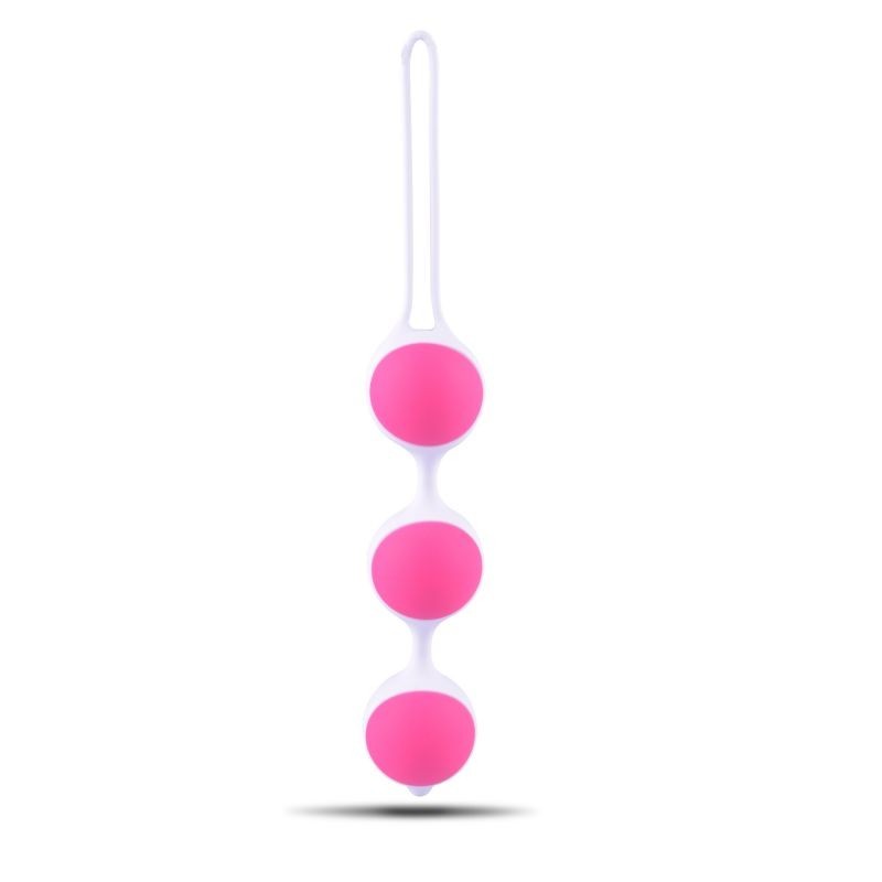 Geisha vibrating vaginal balls, silicone vaginal stimulator, bi balls, triple sex toys