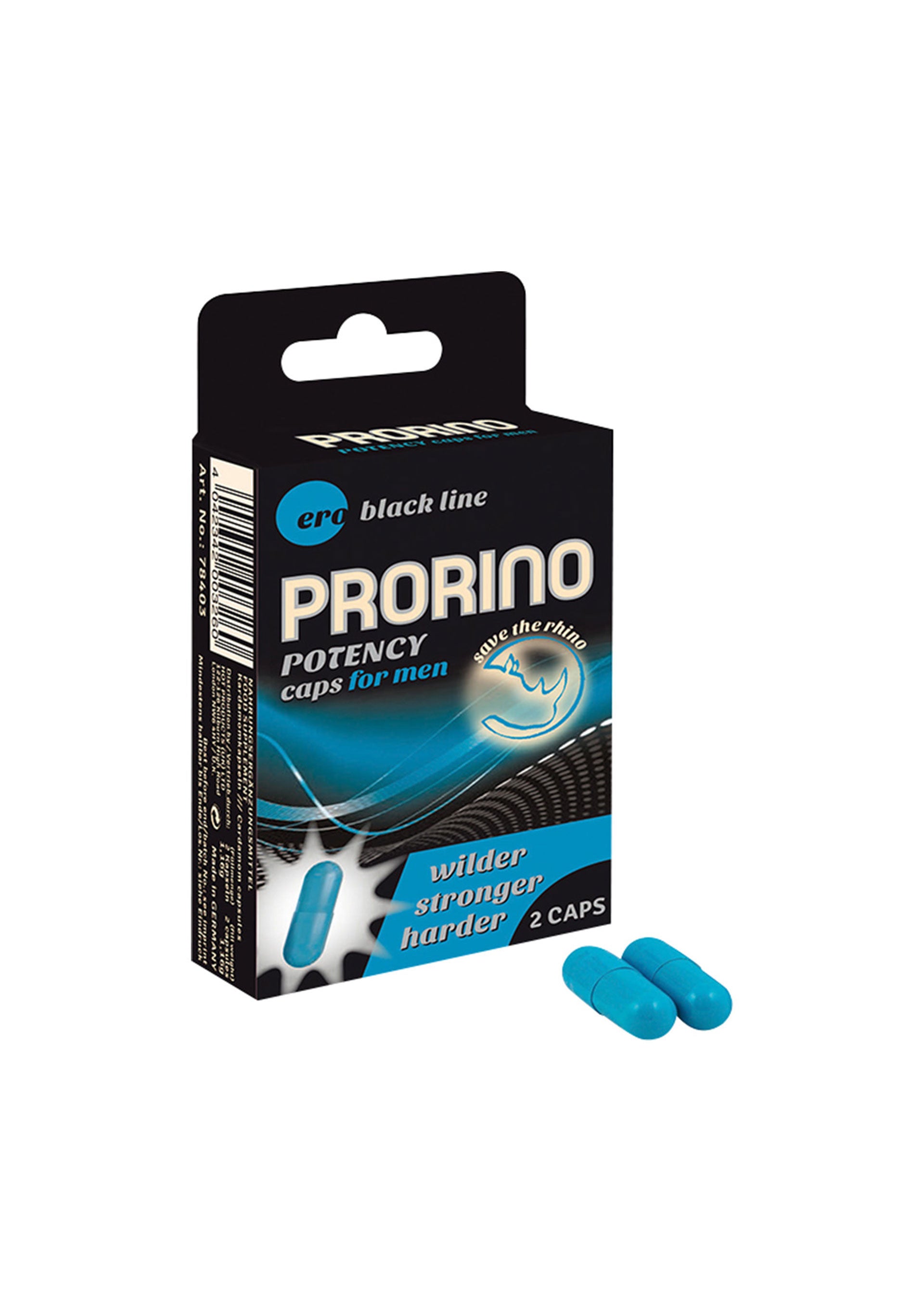 Prorino Potency Caps Him 2pcs Stimulant Tablets