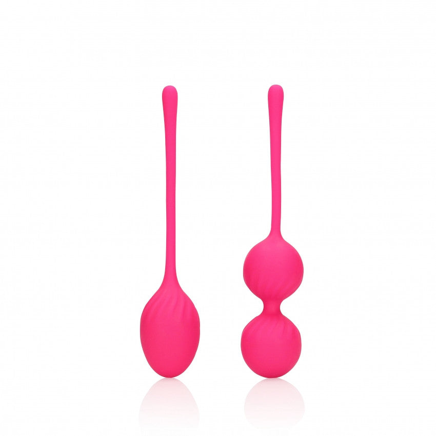 Vaginal balls 2 Piece Thumping Kegel Ball Set Wild Strawberry