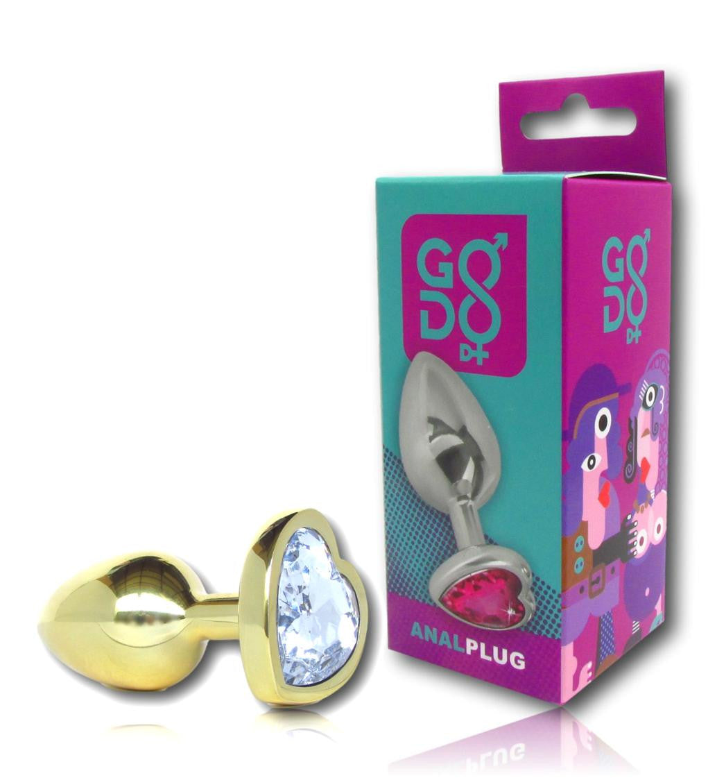 Godo di+ small gold metal anal plug