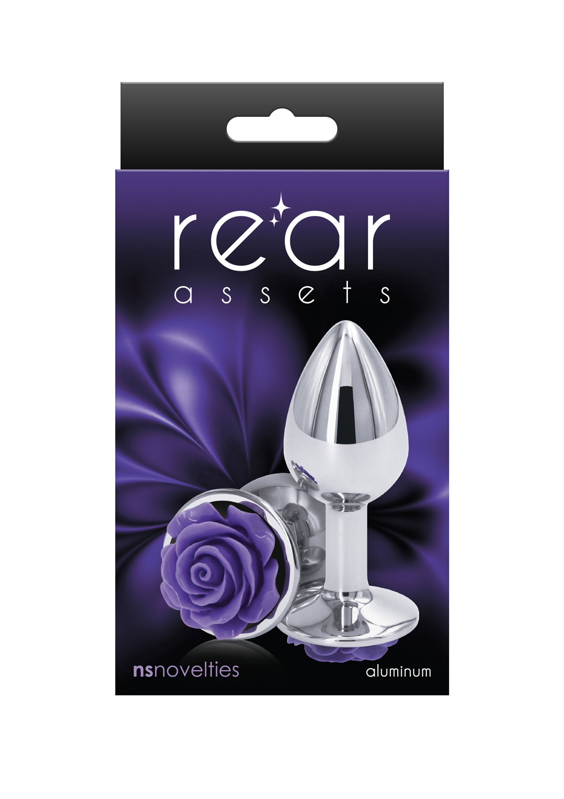 Anal plug Rose Buttplug purple Small