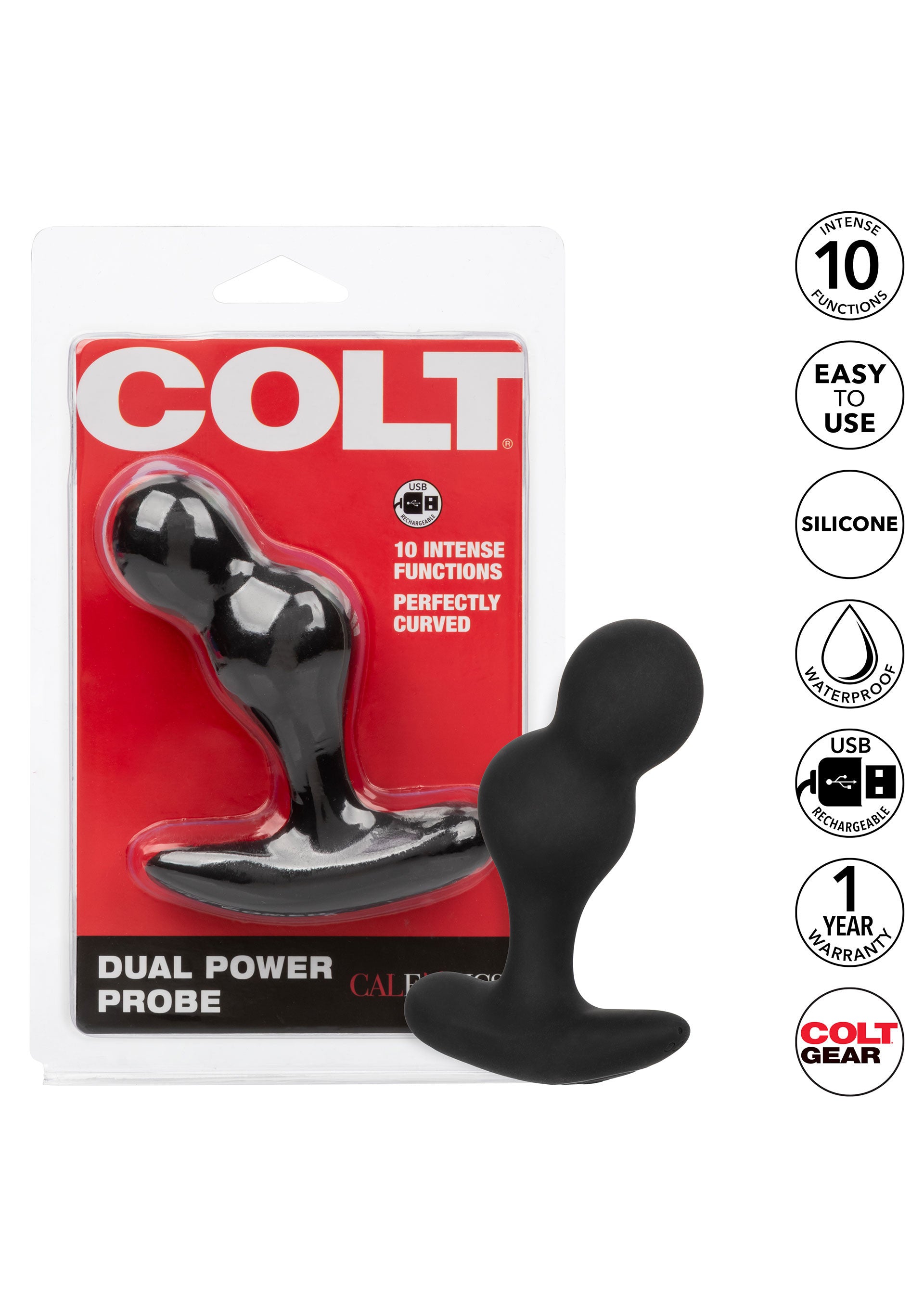 Colt Dual Power Probe vibrating anal plug