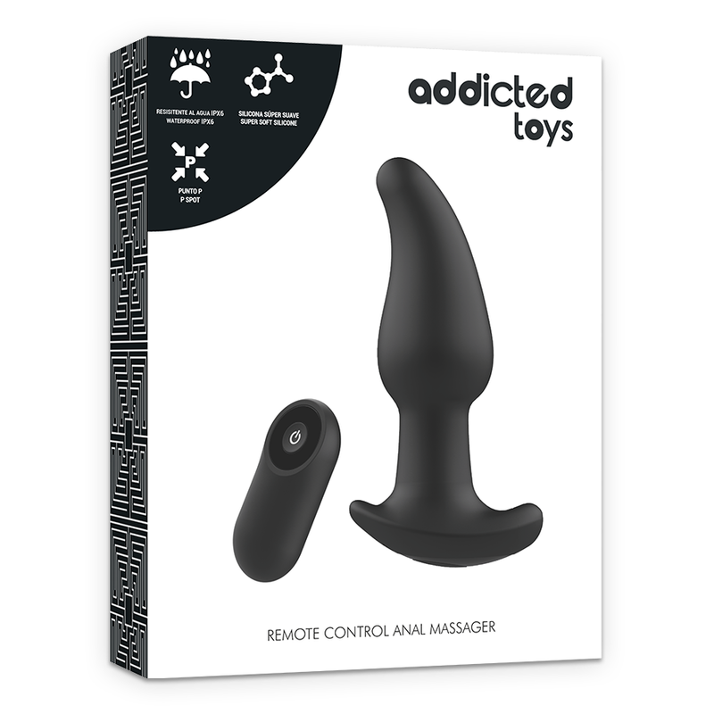 Vibrating Anal Plug with Remote Control P-SPOT Addicted Toys