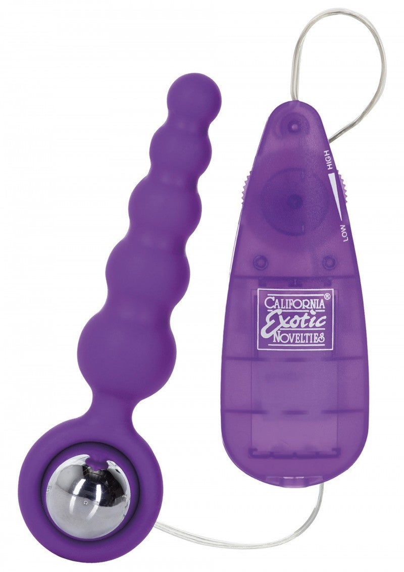 Vibrating anal plug, silicone stimulator, ball-shaped dildo, sex toys for men and women.
