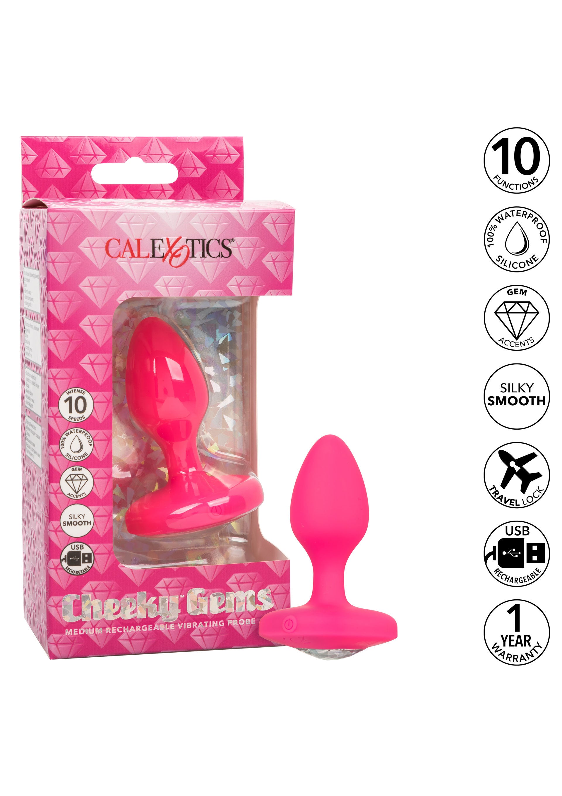 Vibrating Probe Medium vibrating anal plug