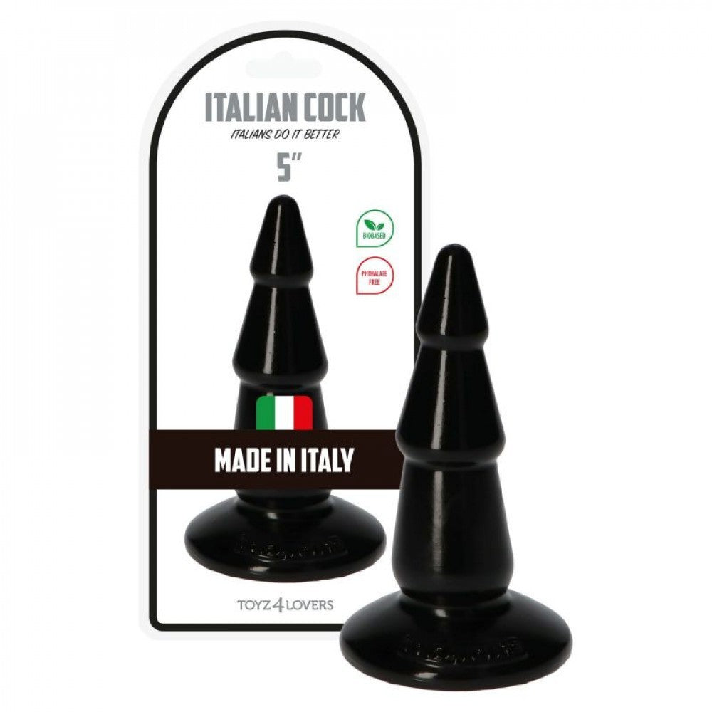 Plug Fallo black Italian Cock 5'' Black