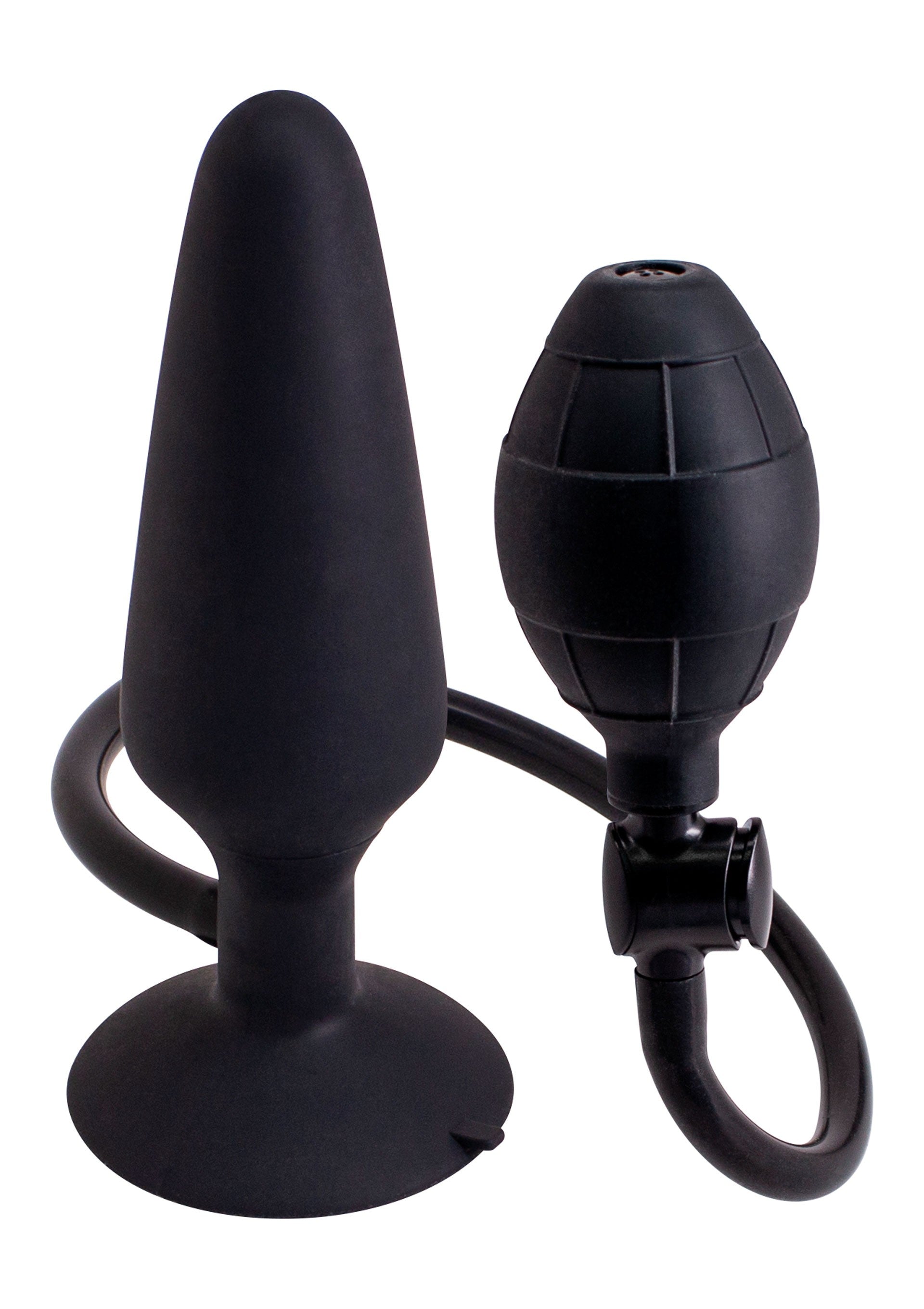 Inflatable Butt Plug Black Inflatable Butt Plug L