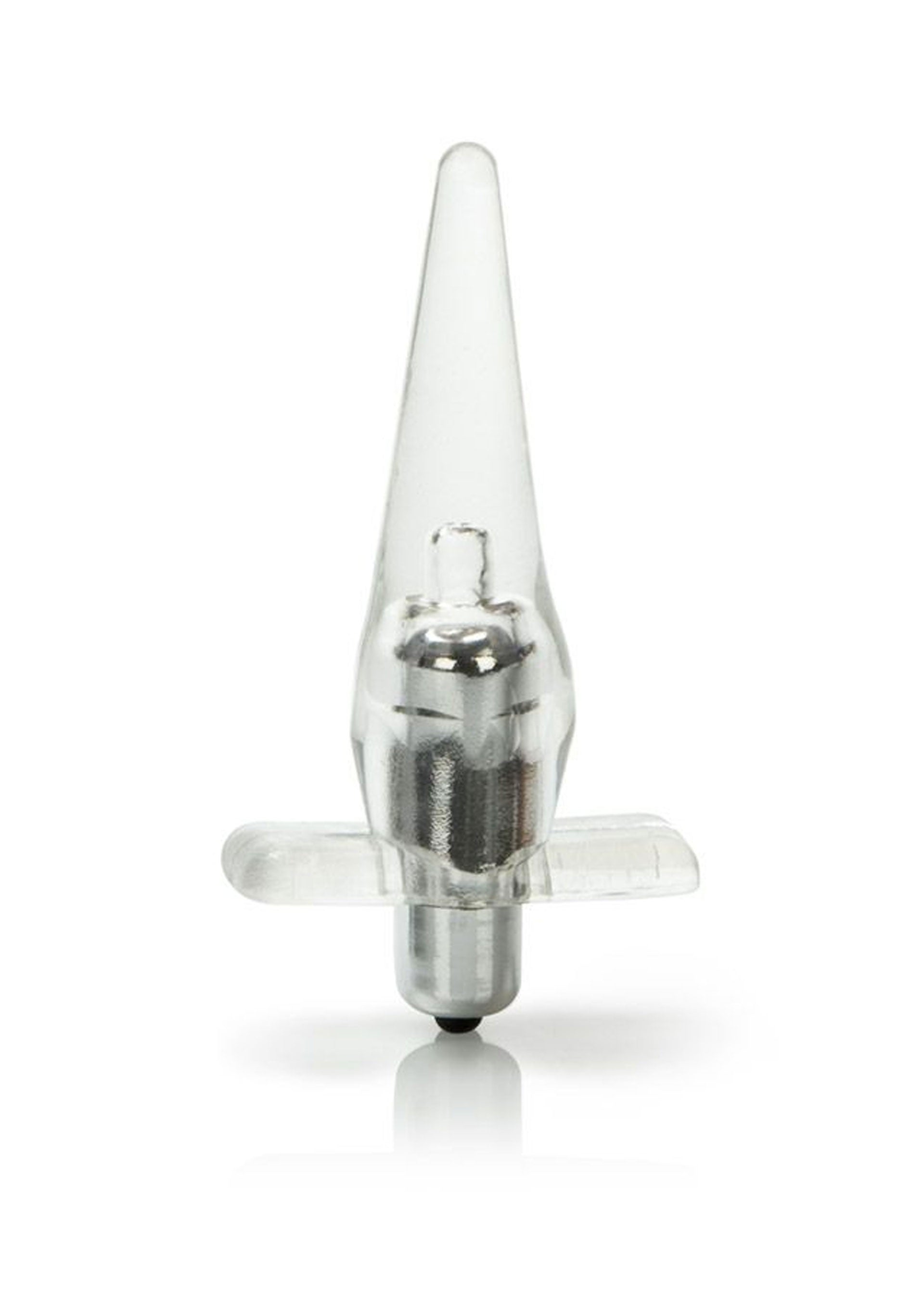 Transparent vibrating stimulator plug