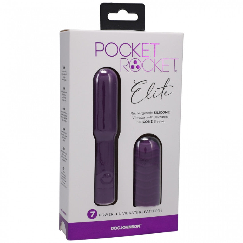 Pocket Rocket Elite Purple Vibrator