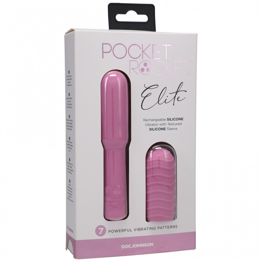 Pocket Rocket Elite Pink Vibrator