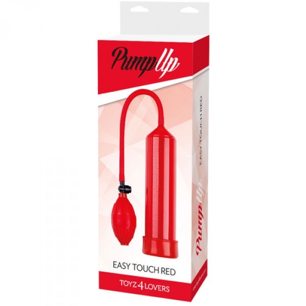 Penis enlargement pump developer pump up easy touch Red