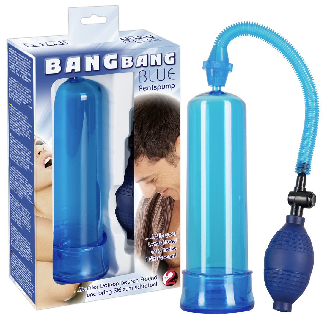 Bang Bang Penis Enlargement Pump Blue