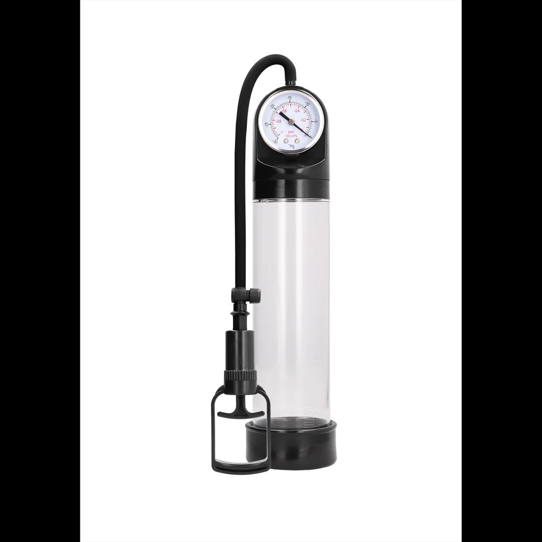 Penis pump with silicone cockring Confort pump Pumped