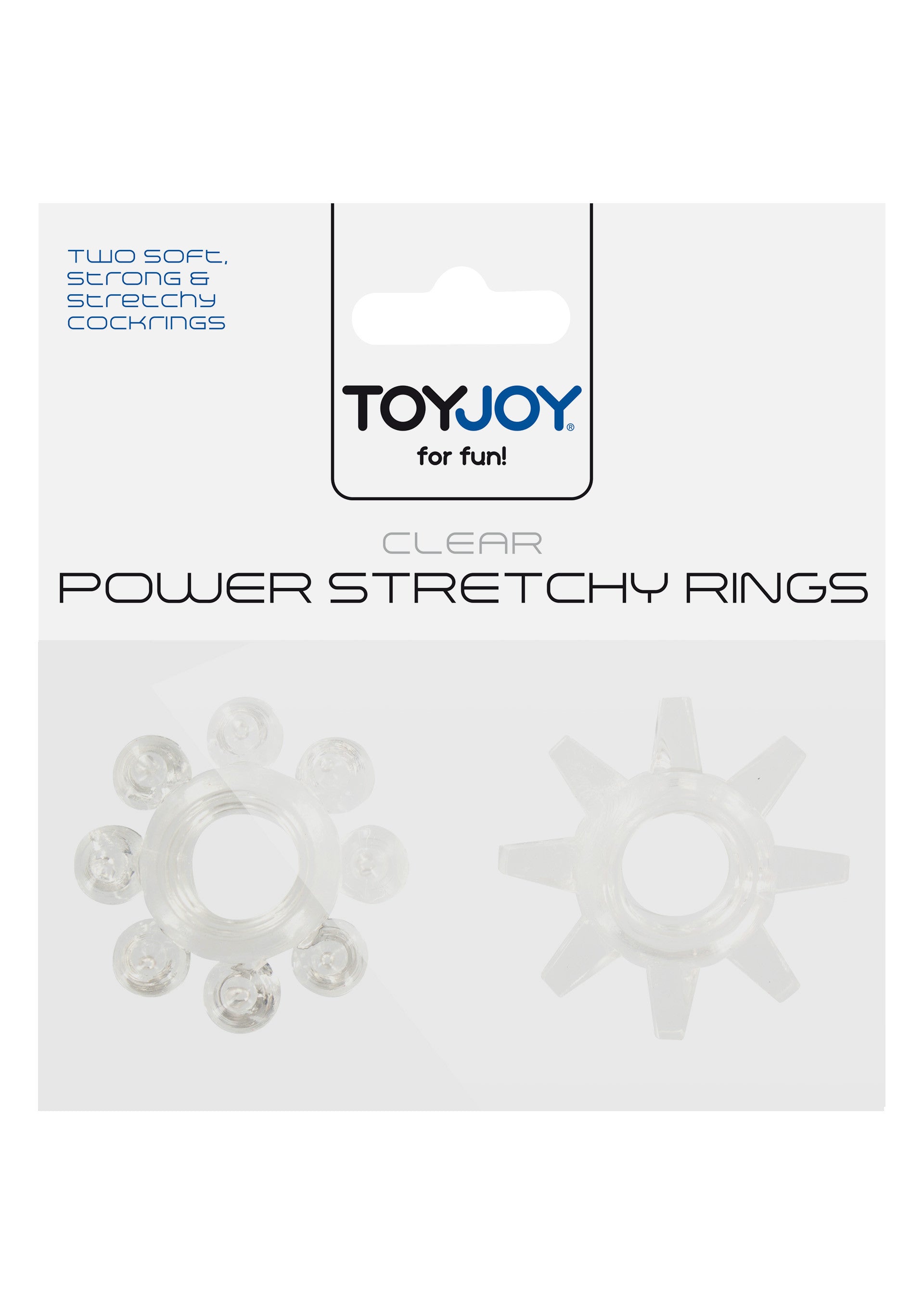 Power Stretchy Rings 2pcs Cock Ring Set
