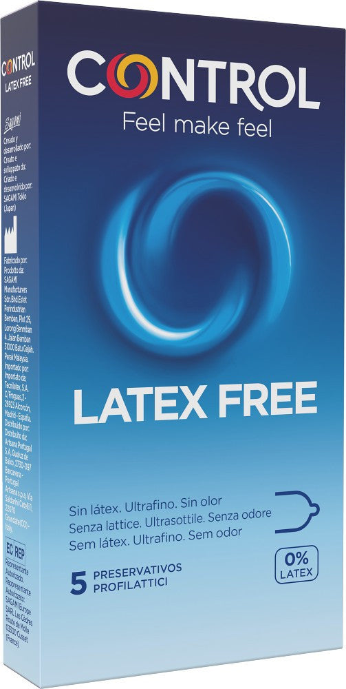 Control Latex Free Condoms 5 Pieces