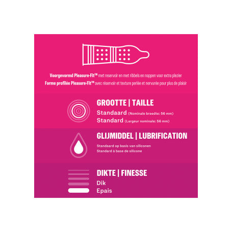 Preservativi DUREX Pleasure Me