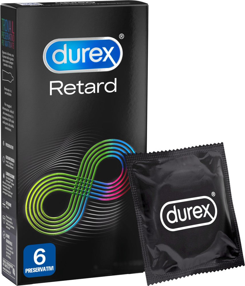 Durex Retard/Performa Condoms, 6 Pack