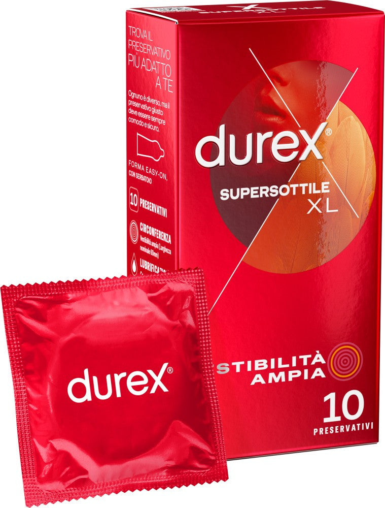 Durex Super Thin XL Condoms 10 Pieces