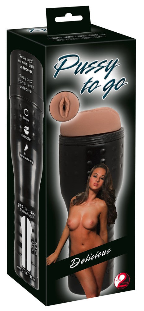 Realistic Pussy to Go Masturbator