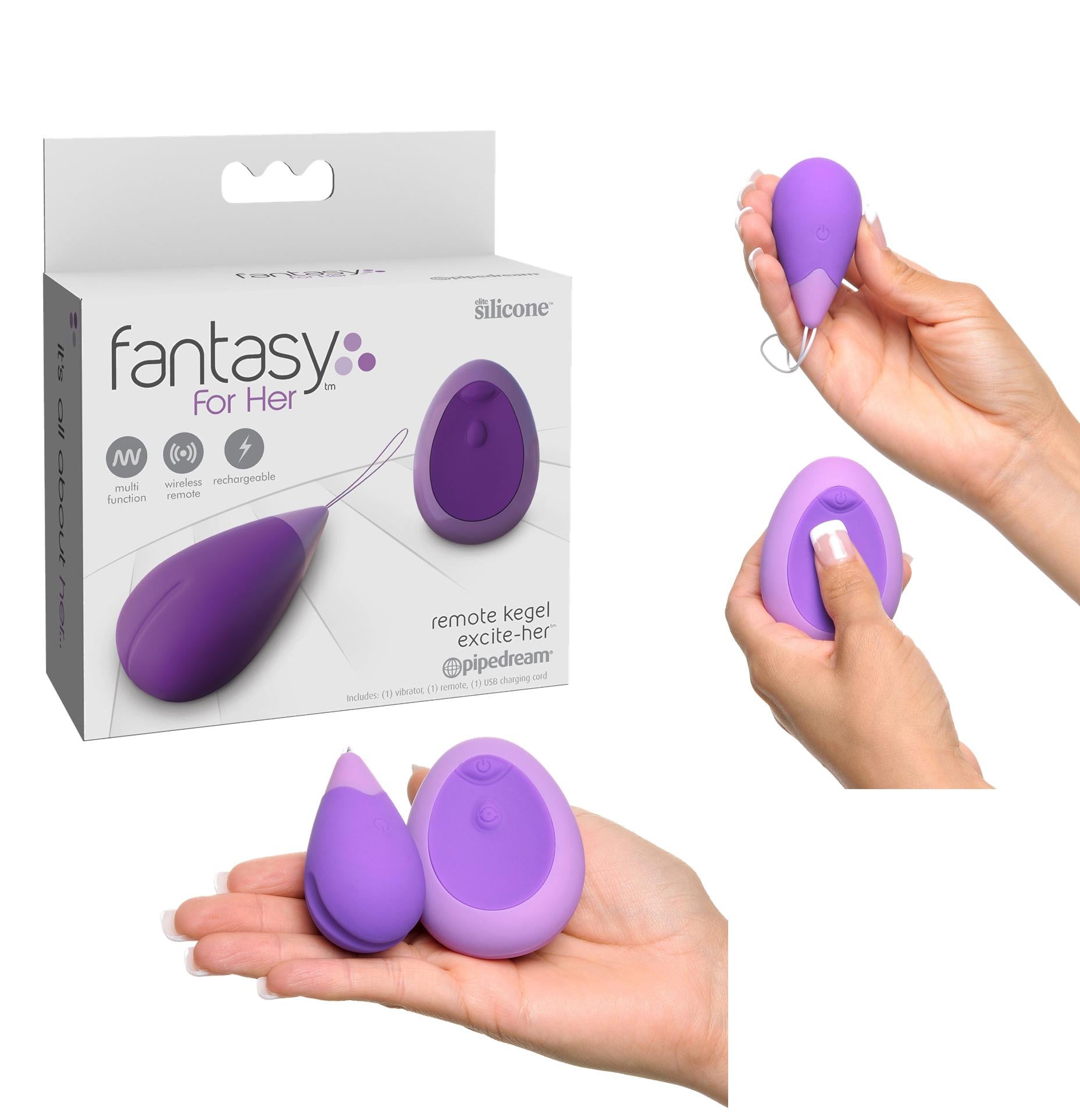 Remote Kegel Excite-Her kegel vibrator egg