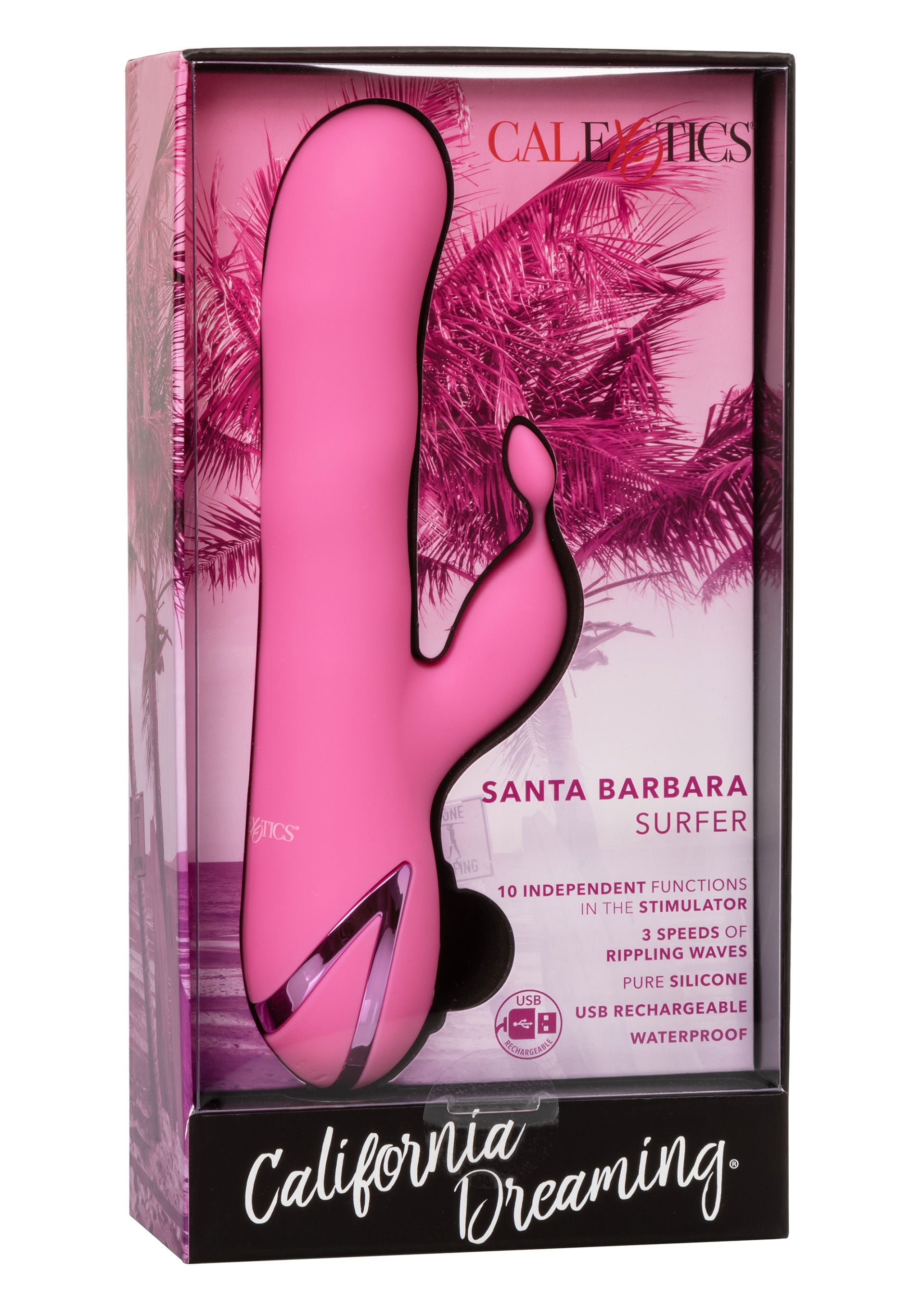 Vibratore rabbit in silicone realistico Santa Barbara Surfer