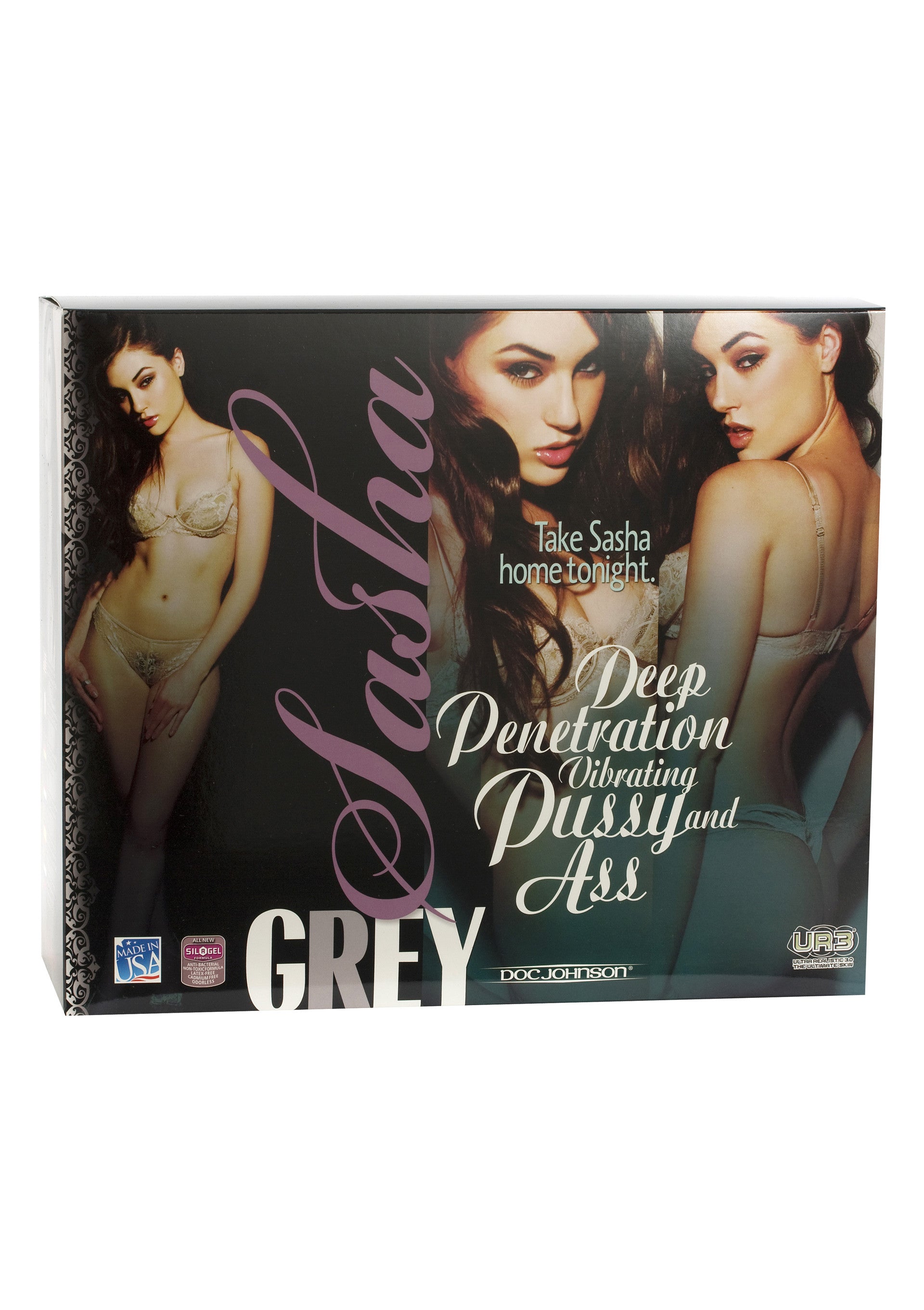 Vibrating masturbator Sasha Gray Pussy And Ass