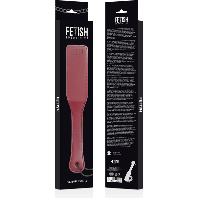 Spanker FETISH SUBMISSIVE DARK ROOM PADDLE WITH STITCHING