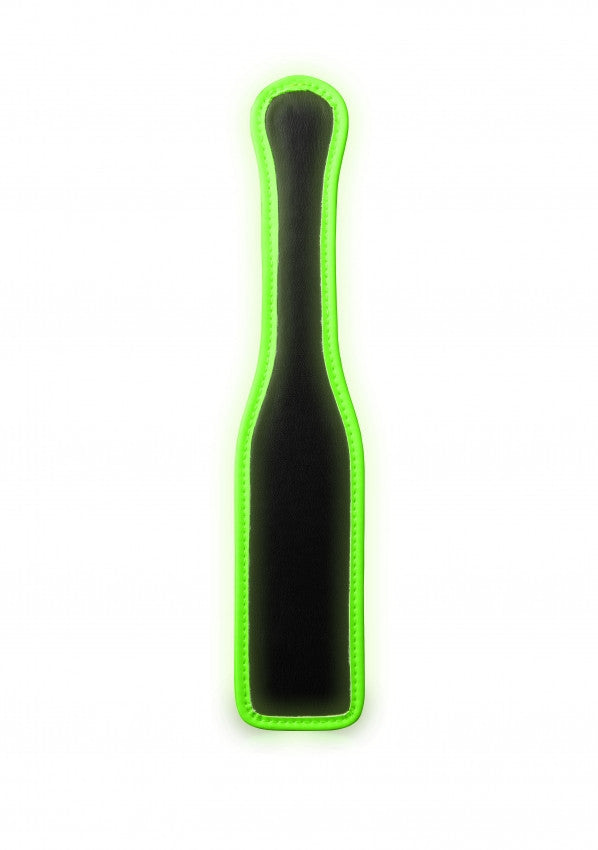 Spanker Paddle - Glow in the Dark - Neon Green/Black
