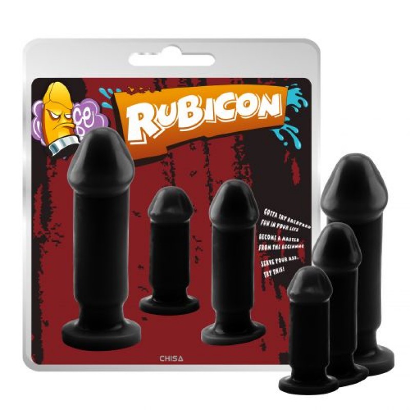 SET OF 3 EVIL DARK ANAL PLUGS