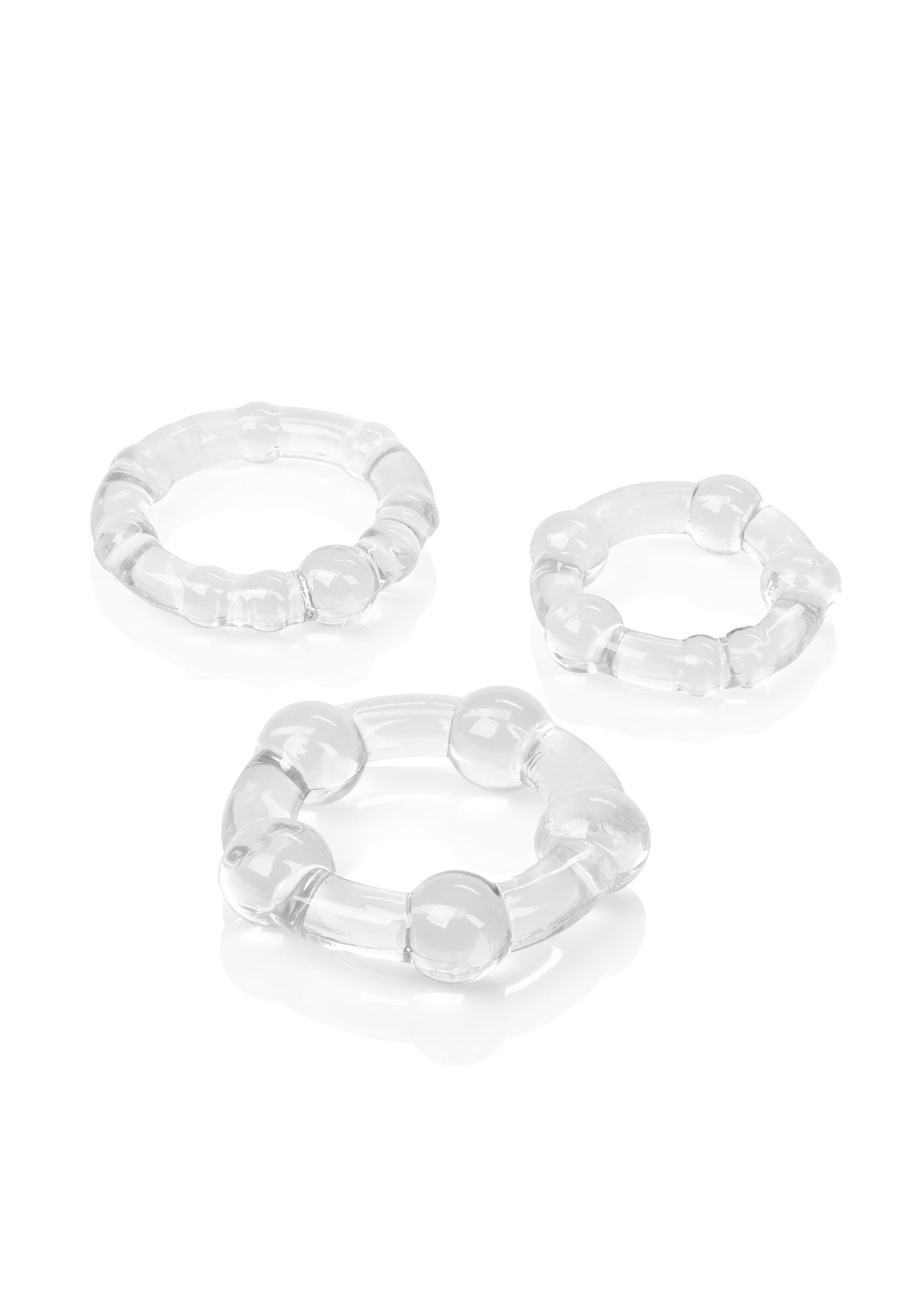 Island Rings Clear Cock Ring Set