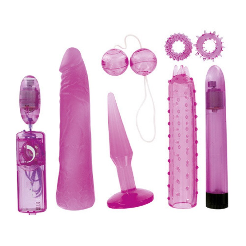 Sexy erotic treasure kit purple