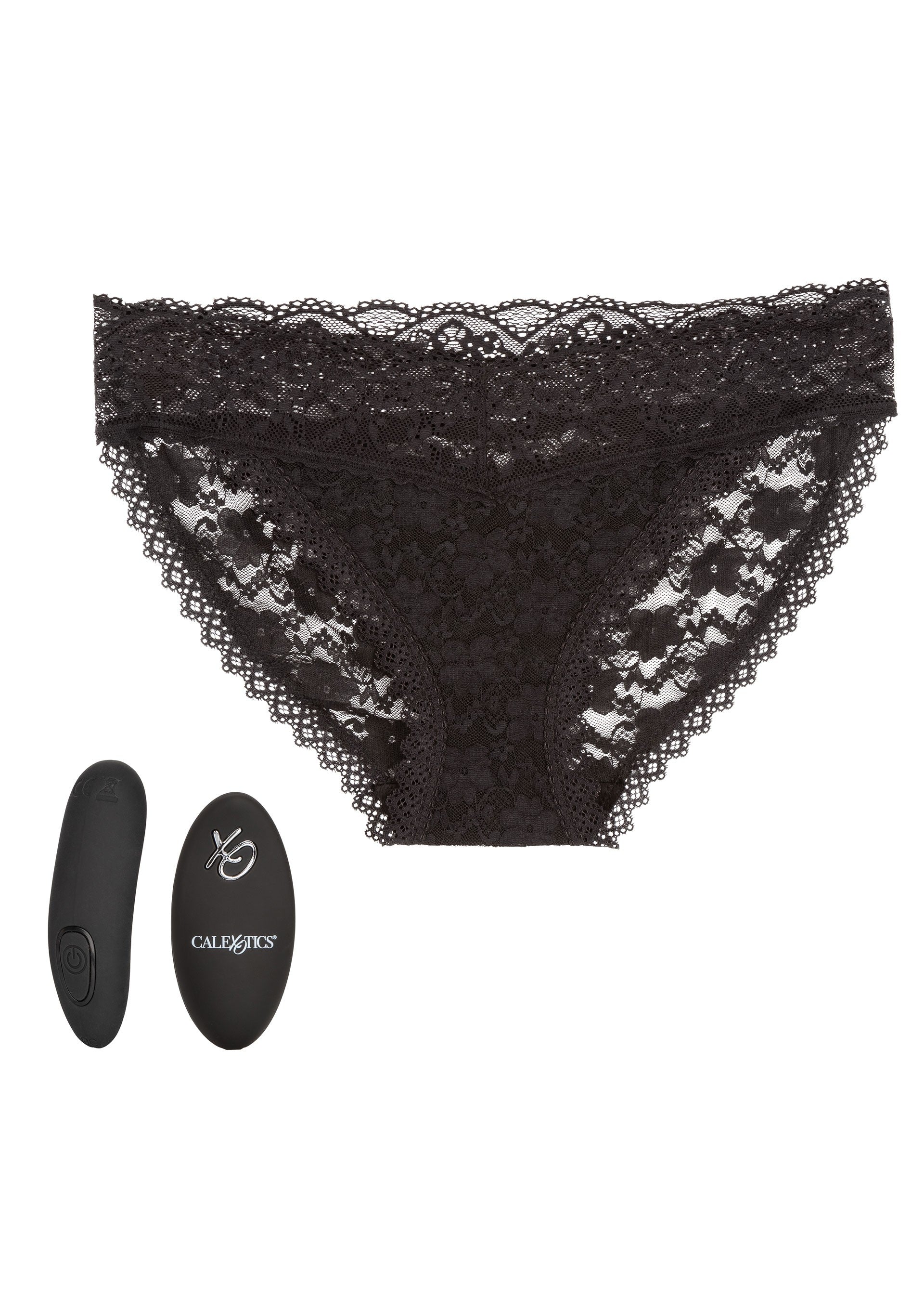 Slip vibrante in pizzo con telecomando L/XL