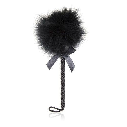 Soft skin duster black whip bondage fetish whip with black duster