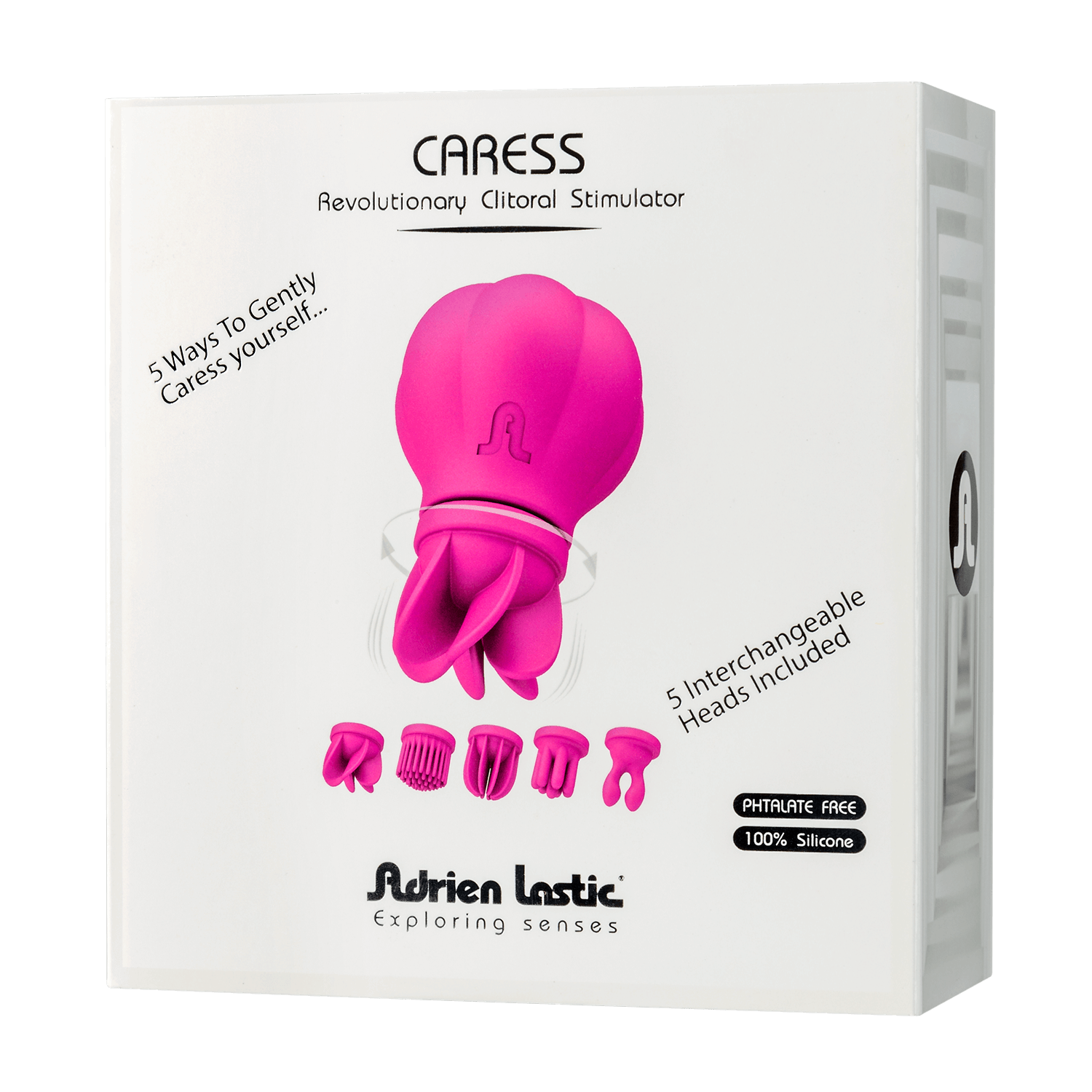 Stimolatore clitoride rotante vibrante Caress