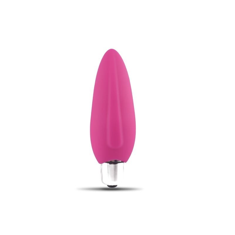 Clitoral stimulator vaginal vibrator silicone mini vibrating phallus sex toys pink fan vane