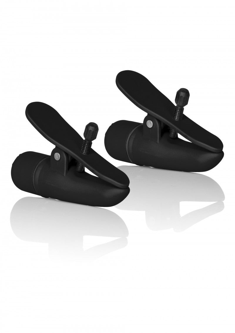 Nipple Stimulator Breast Vibrator Vibrating Clamps Sex Toys for Women Black