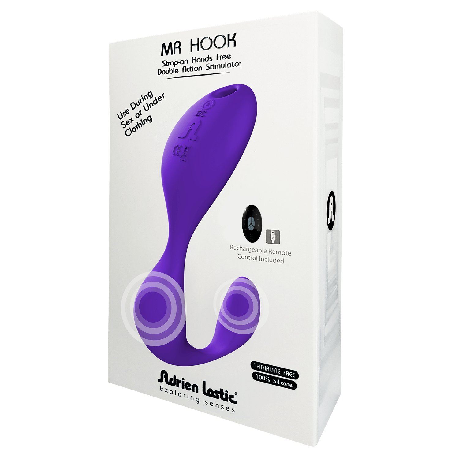 Stimolatore vibrante doppio Mr. Hook + LRS