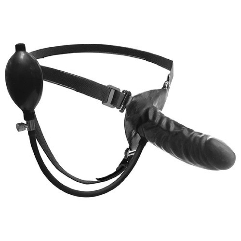 Inflatable strap-on expander