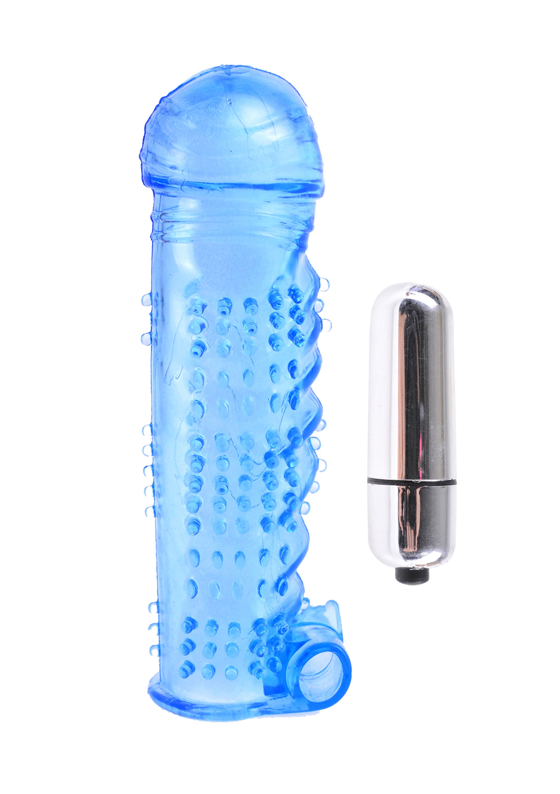 Textured Sleeve &amp; Bullet Vibrating Sheath