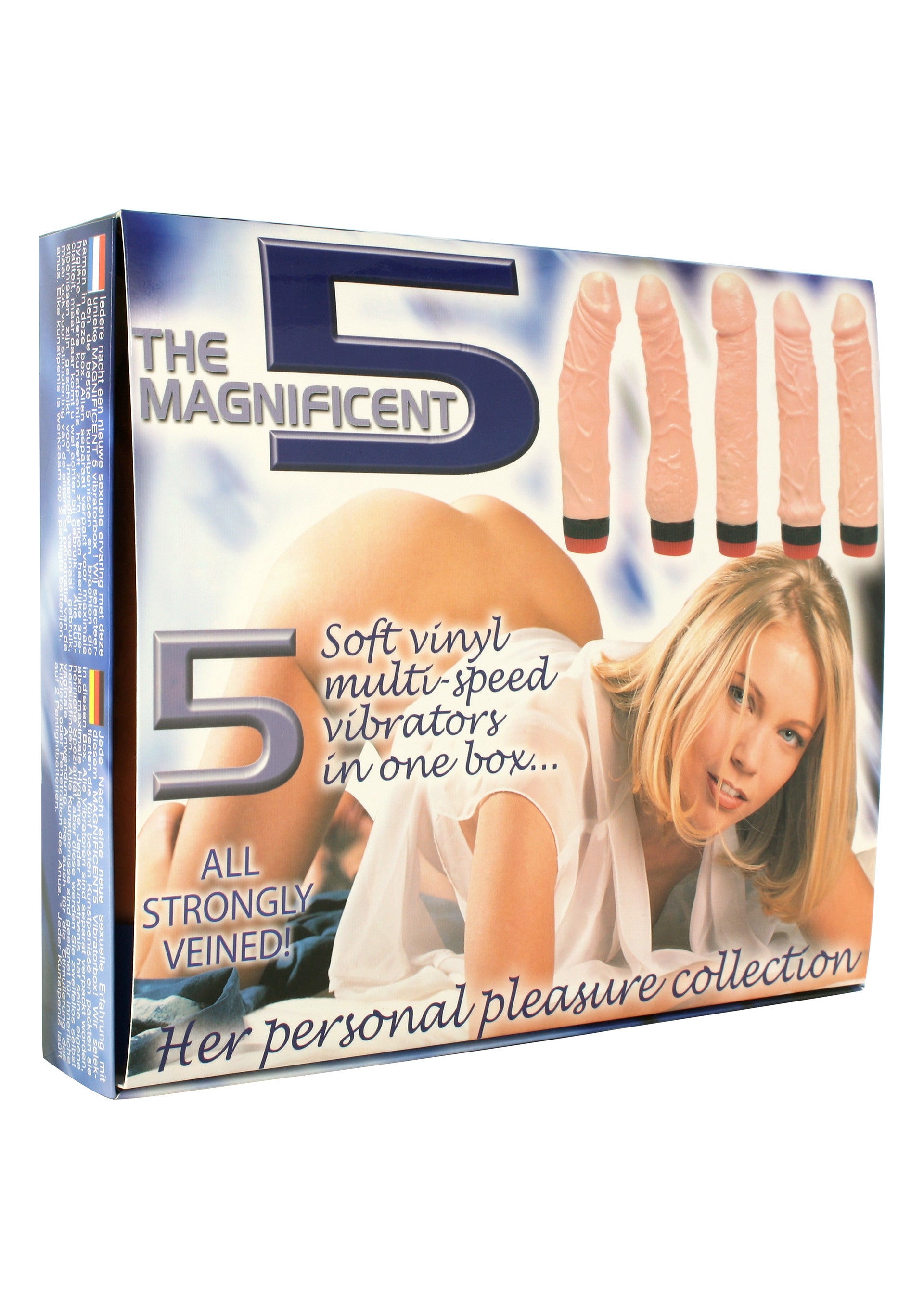 The Magnificent 5 Realistic Vibrator Kit - Display