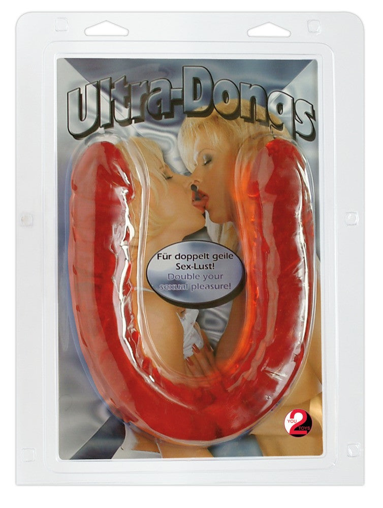 Ultra-Dongs Realistic Double Vaginal Anal Dildo