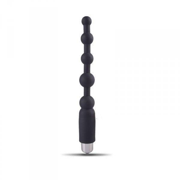 Anal vibrator phallus vibrating dildo in black silicone vaginal black plug butt