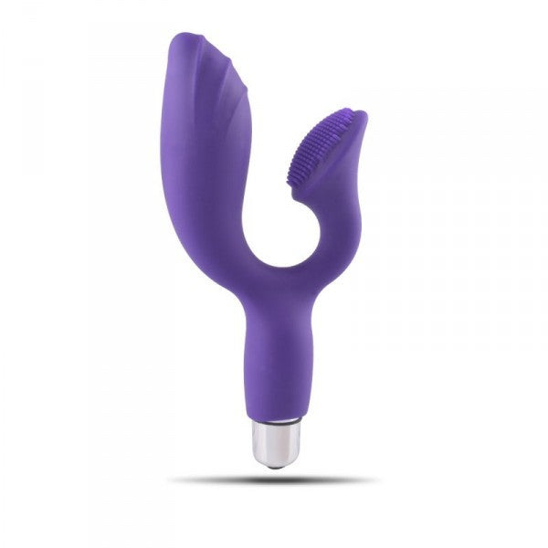 Way vers plus silicone double vaginal vibrator and clitoral stimulator