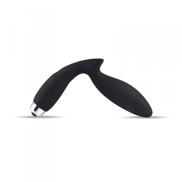 Black silicone vibrator prostate plug phallus vibrating anal dildo for men