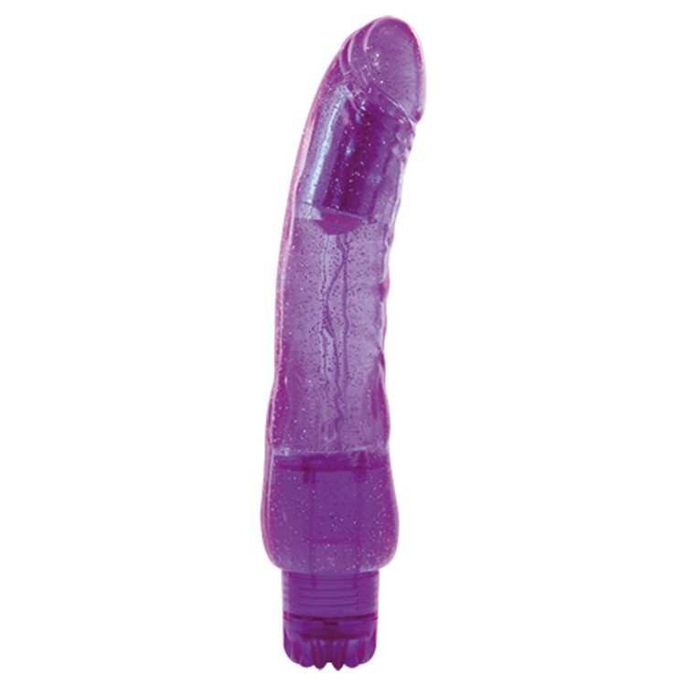 Jammy jelly bright glitter purple vibro vibrator